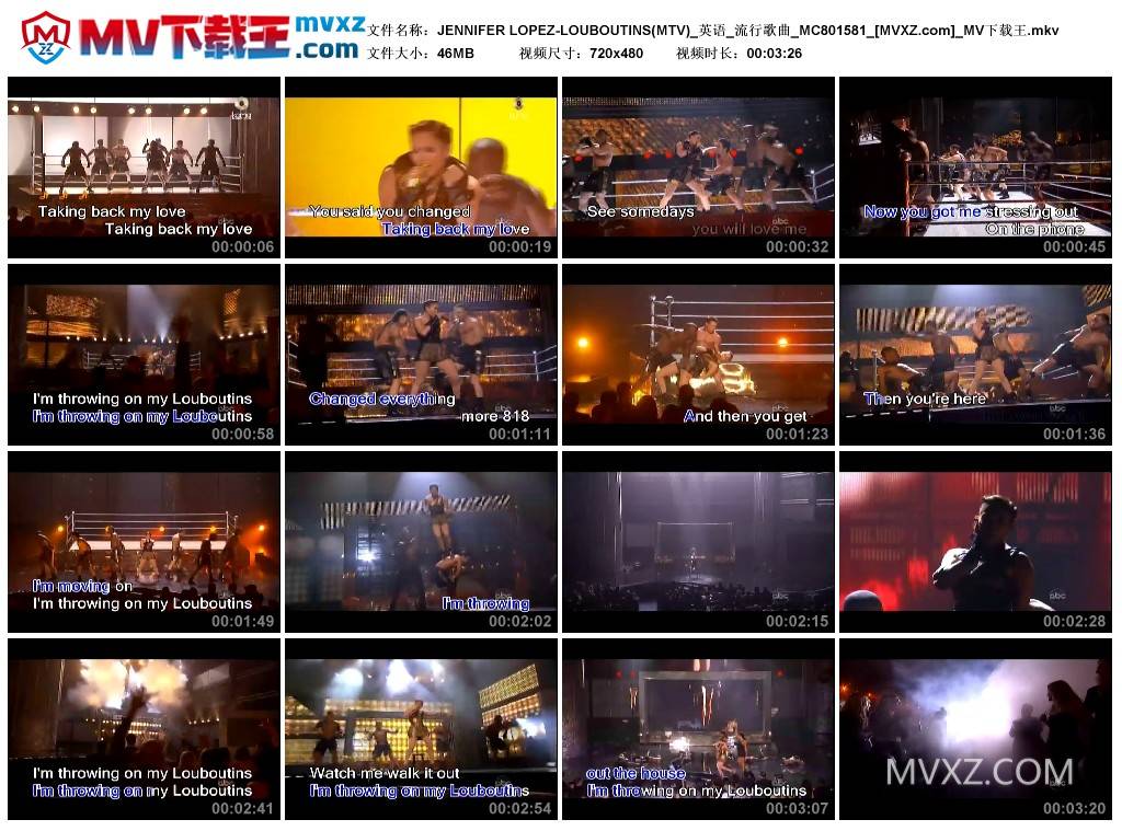 JENNIFER LOPEZ-LOUBOUTINS(MTV)_英语_流行歌曲_MC801581